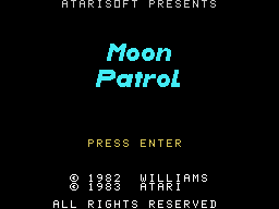 Moon Patrol screenshot 2 for TI-99